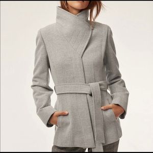 Babaton Spencer Wool Coat in Heather Gray